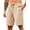 Light Khaki, variant on COOFANDY Summer Shorts for Men Lightweight Above Knee Shorts Casual Drawstring Athletic Shorts