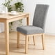 thumbnail image 1 of Funda elástica para sillas de comedor semicircular | Poliéster elástico | Encaja en las sillas del hogar y del comedor | Protección de 360° contra el derrame de polvo | Lavable a máquina, 1 of 6