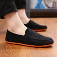 thumbnail image 6 of Man's Big Size Loafers Shoes Flats Slippers Fabric Slip-on Men Driving Shoes Fashion Summer Style Soft Male Moccasins, 6 of 6