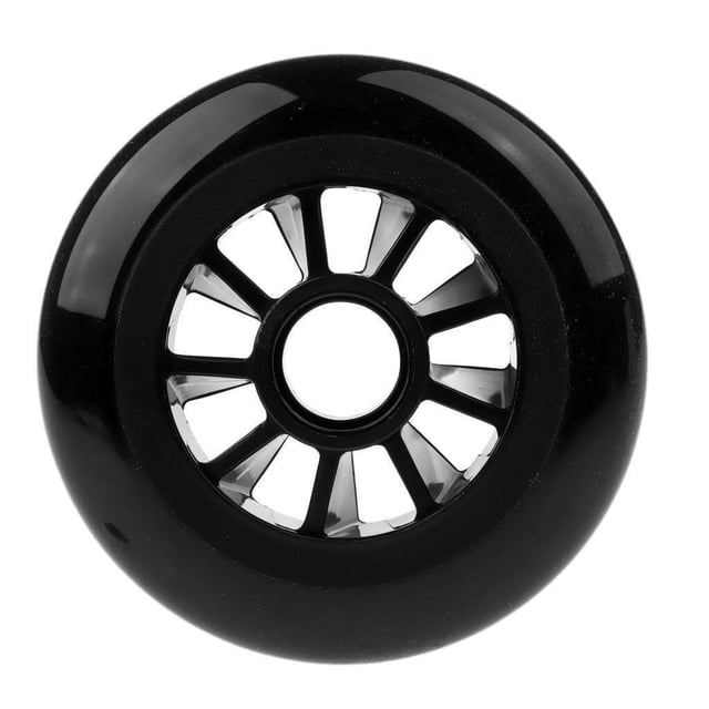 ziyahi Roues de Patinage de Vitesse Extérieur Intérieur Roues de Patin en Ligne Outil 100mm Noir
