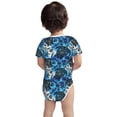 thumbnail image 5 of Daiia Turtle，Shell Algae Starfish Coral Printed Unisex-Baby Short Sleeve Onesies Bodysuits Baby Climbing Clothes Soft and Comfortable Romper with Expandable Shoulder Design-12 Months, 5 of 8