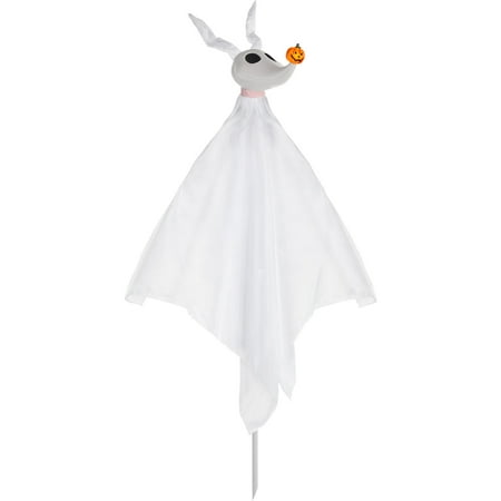 Amscan Tim Burton's The Nightmare Before Christmas Zero Stake Prop, 36"H x 12"W x 3"D, White