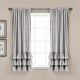 thumbnail image 1 of Juego de paneles de cortina de ventana con volantes Allison gris claro 40X63 Lush Decor 16T004558, 1 of 2