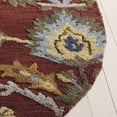 thumbnail image 4 of Safavieh Blossom Lennon Floral Wool Area Rug, Red/Multi, 8' x 10' Oval, 4 of 13