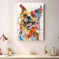 thumbnail image 4 of Bohemian Dog Canvas Wall Art Prints,Watercolor Dog Art Canvas Painting Poster,Pet Canvas Painting Puppy Artwork 8x12 inches, 4 of 6