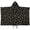 Bigfoot and Camouflage Black Pattern, variant on Bigfoot and Mountain Brown Pattern Hooded Bath Towel Wrap for Teens Ages 3 To 12, Soft Lightweight Quick Dry Microfiber Bath Beach Pool, 50"x30"