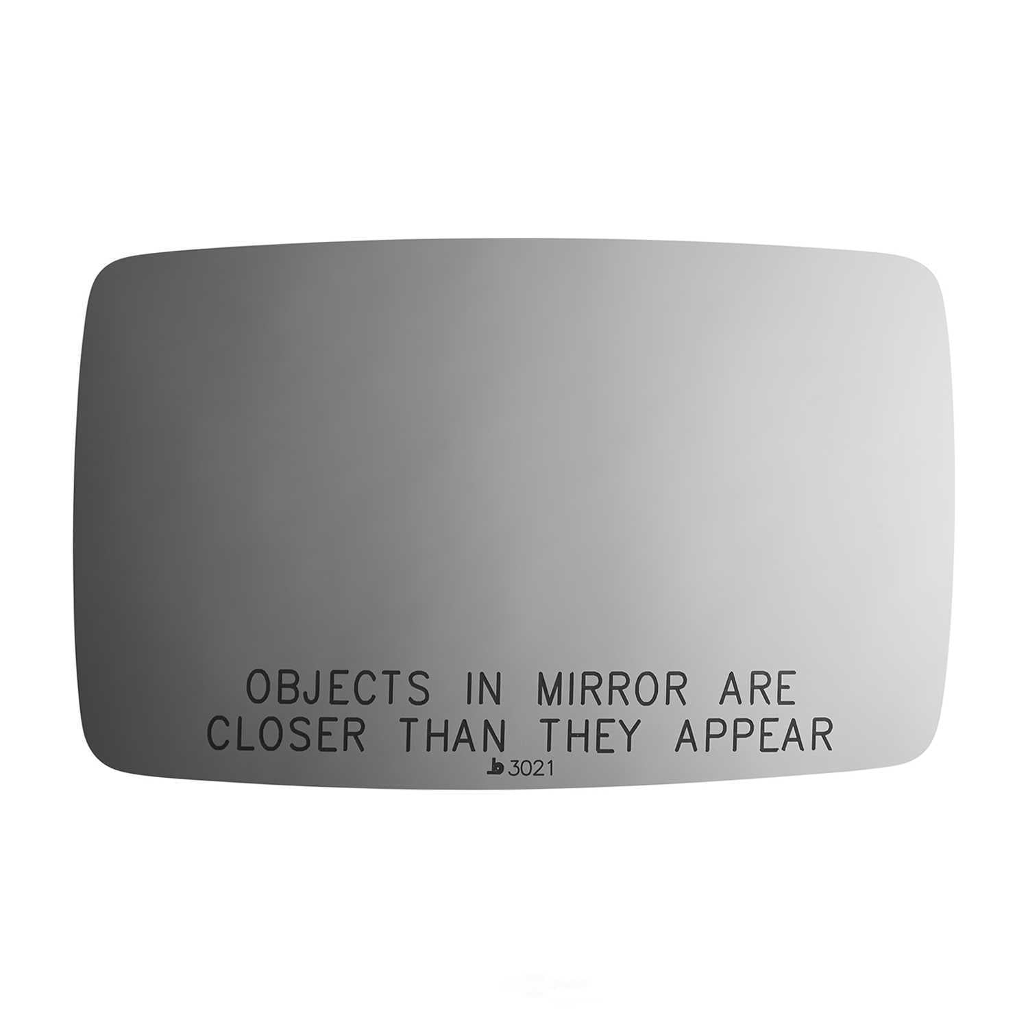 Burco Side View Mirror Replacement Glass - Clear Glass - 3021
