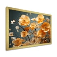 thumbnail image 2 of Designart "Natural Buttercup Mosaic I" Buttercups Picture Framed Canvas Prints, 2 of 5