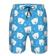 thumbnail image 3 of Fotbe Cute Polar Bear Trajes de Baño Estampados para Hombre, Shorts de Verano de Secado Rápido, Ropa de Playa, Bañadores-X-Large, 3 of 6