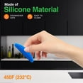 thumbnail image 5 of NutriChef Blue Silicone Handles - Flexible Design for Nonstick Carbon Steel Bakeware Pans, (Blue), 5 of 7