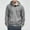 Gray, variant on Drawstring Jackets for Men Zipper Outwear Hooded Winter Warm Big and Tall Long Sleeve Mens Coats