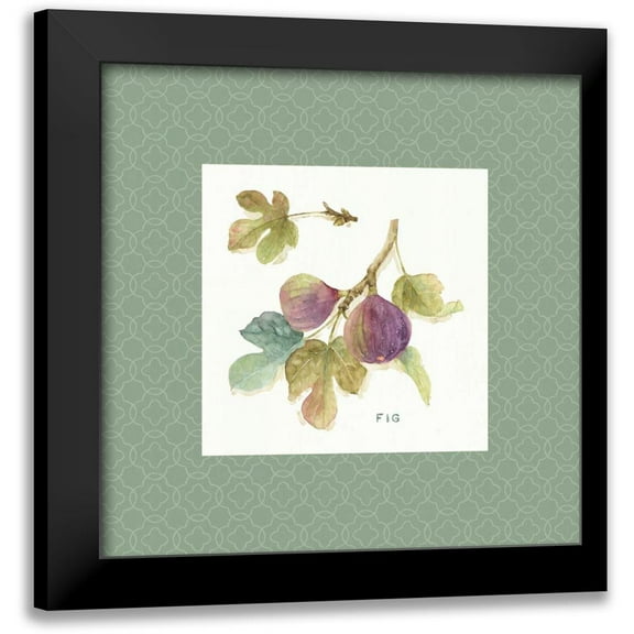 Audit, Lisa 12x12 Black Modern Framed Museum Art Print Titled - Orchard Bloom III Border