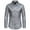 Silver, variant on WREESH Men's Elegant Button Down Shirts Long Sleeve Casual Style with Turn-Down Collar, Pattern for a Sophisticated Gold