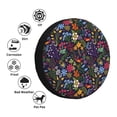 thumbnail image 4 of Naloa Flowers And Birds PVC Leather Spare Tire Wheel Cover for Car Truck SUV Camper Trailer Universal Fit many size14 inch, 4 of 6