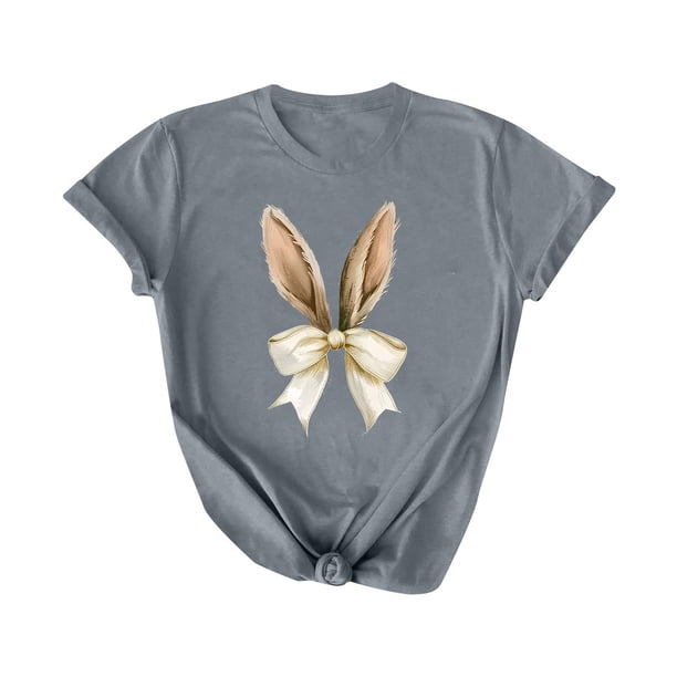 Mujeres Pantalones Cortos de Manga Corta Impresa Floral Cuello Redondo Superior / Camisa Poliéster, Blusa Casual de Moda para el Uso Diario Del Hogar