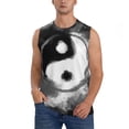 thumbnail image 2 of Picia Yin And Yang mens Cotton Tank Undershirts , Moisture-wicking Ribbed Tanks, Lightweight Cotton Tank Undershirts-Large, 2 of 8