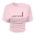 thumbnail image 5 of T-shirt à Col Rond pour Filles, T-Shirts Graphiques, T-Shirts pour Garçons, Hauts pour Filles 5-6 Ans, 5 of 5