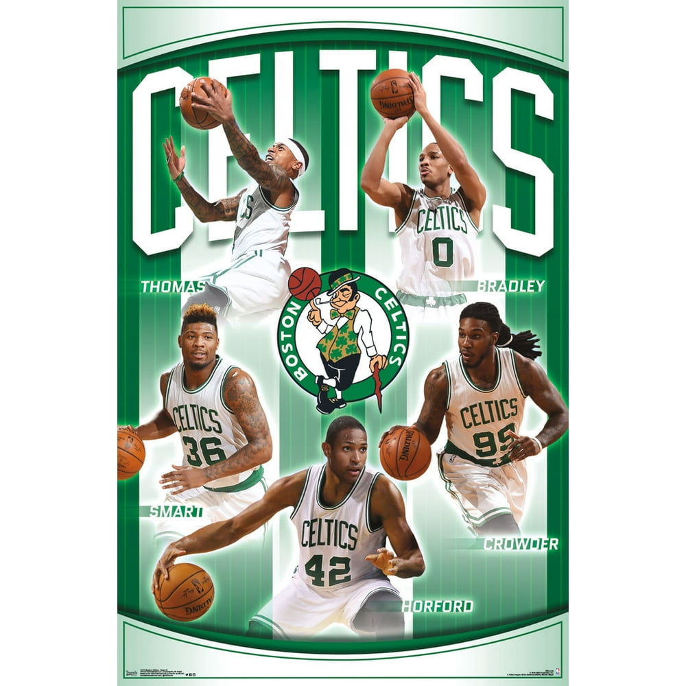 Trends International Boston Celtics Team Wall Poster 22.375" x 34