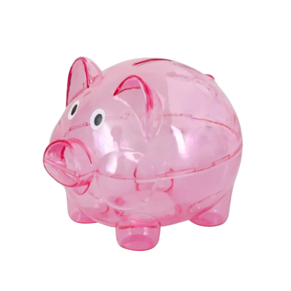 Cartoon Piggy Bank Money Coin Saving Box Pig Shaped Saving Pot for