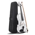 thumbnail image 2 of Ktaxon 4/4 Natural Wood Violin Kit for Beginners, Student, with Case, Rosin, Shoulder Rest, Bow, Strings, White, 2 of 6