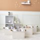 thumbnail image 4 of Contenedores de almacenamiento para estantes con estructura de metal, cestas de almacenamiento rectangulares, grandes, beige Zhivalor Cajas Organizadoras, 4 of 5