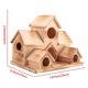 thumbnail image 4 of Bird House, Bird House for Outside, Wooden Bird Houses for Outside Hanging, 6 Hole Handmade Natural Bird House, 4 of 4