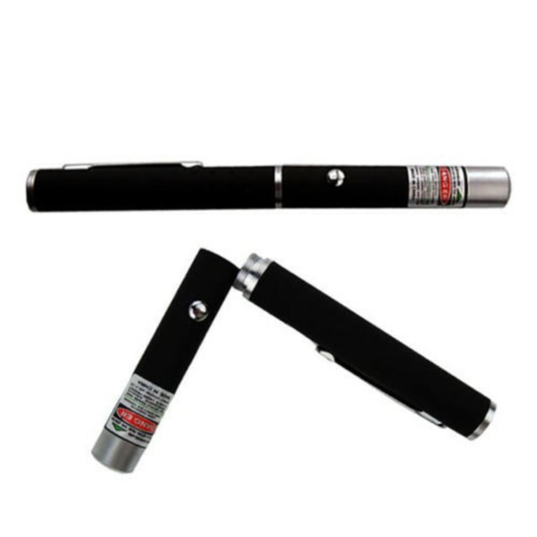 5 PCS 532nm Green Laser Pointer Pen Visible Beam 1mW for Conference Presentation Teaching Outdoor Use