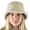 Beige, variant on Women's Winter Faux Fur Teddy Style Fisherman Bucket Hat, Rose
