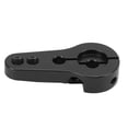 thumbnail image 3 of Steering Servo Arm, High Accuracy Durable Alloy Adjustable M3 Thread Aluminum Servo Horns With Screws For RC Cars Black, 3 of 8