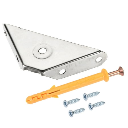 

Uxcell 55mmx55mm Angle Corner Brackets Iron Nickel Plated Silver Tone 10 Pack