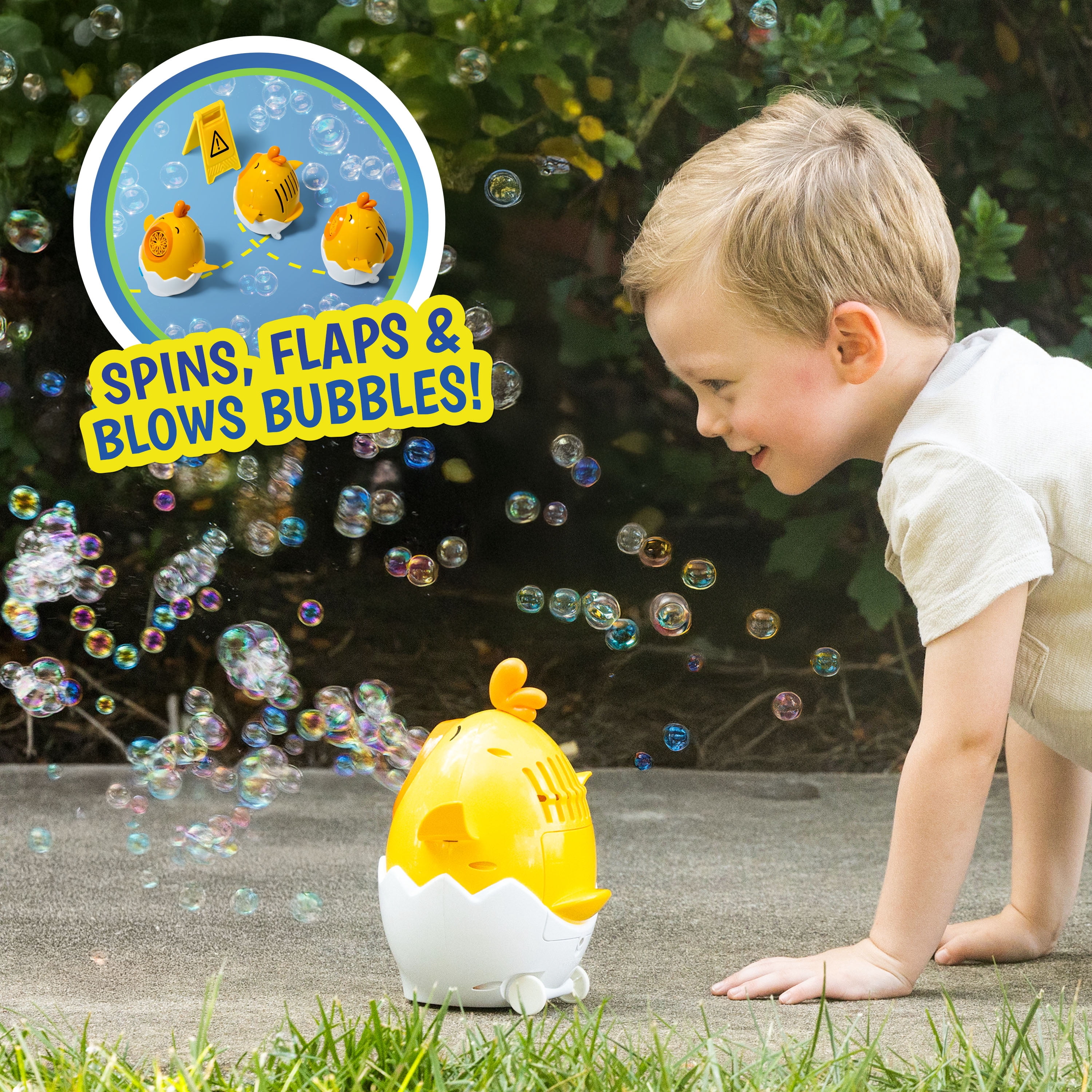 Play Day Dancing Chick Bubble Blower with 4 fl oz solution for Children Ages 3 and up
