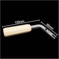 thumbnail image 2 of Ice Cream Machine Stainless Steel Rubber Handle Soft Serve Parts Rubber Handle 1pc Ice Cream Machine Accessory ,Compatible With Space, 2 of 6