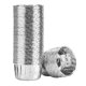 thumbnail image 3 of Estuches metálicos para cupcakes, 50 piezas, estuches para muffins, estuches para hornear, tazas para hornear, forros para cupcakes de grado alimentic Plata Soledad tazas para hornear magdalenas, 3 of 10