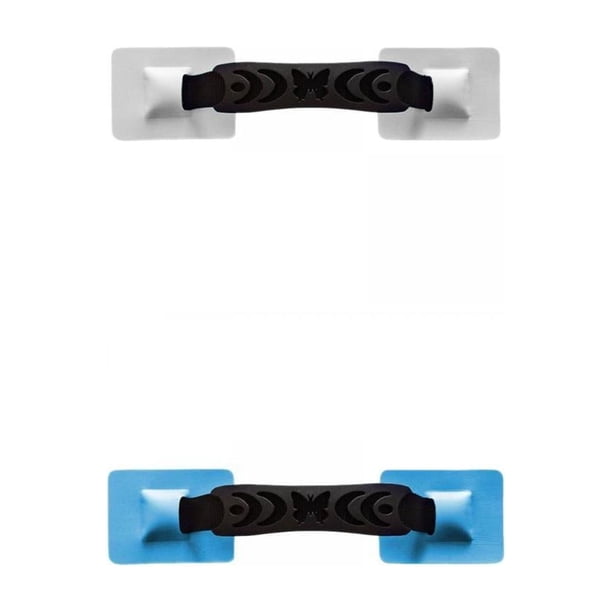 Mango De Agarre De Reposabrazos De Correa De Nailon De Para Canoa De Kayak Inflable Blanco+Mango De Agarre De Reposabrazos De Correa De Nailon De Para Canoa De Kayak Inflable Azul Sunnimix none