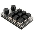 thumbnail image 1 of Red Switch Custom Knob Macro Keyboard Ergonomic USB Mini Keypad for Desktop PC Office Work, 1 of 7
