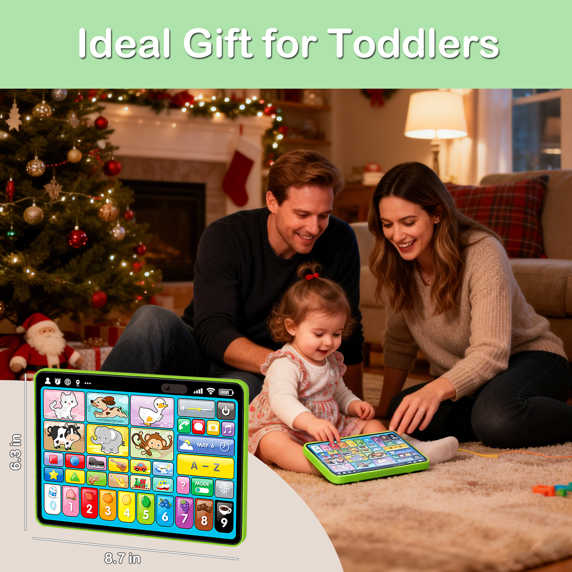 Richgv Trilingual Kids Learning Tablet photo 7