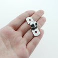thumbnail image 4 of shiyou-50PCS M10 Stainless Steel Rigid Pipe Strap Clamp Metallic Heavy Duty Pipe Fastening Bracket 2 Hole U Bracket Pipe Clamp for Boat Rack PVC Pipe Awning Fixing, 4 of 4
