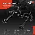 thumbnail image 5 of A-Premium Set of 4, Front Upper & Lower Control Arm Kit, with Ball Joint & Bushing, Compatible with Dodge Charger 2006-2010/2012-2016, Challenger 2008-2016, Magnum 2005-2008 & Chrysler 05-10/12-14, 5 of 8