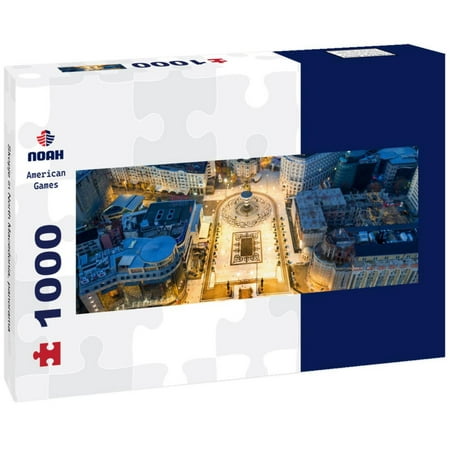 Skopje in North Macedonia, 1000pc Panoramic Puzzle
