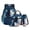 Blue-Cat Stars, variant on Kuiaobaty Cat Stars Print 17 Inch Backpack and Lunch Bag Set for Teens Large Capacity Backpack and Water Bottle Holder Multi Pockets Bookbag Pencil Case with Zipper for School