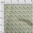 thumbnail image 2 of oneOone Silk Tabby Sea Green Fabric Leaves Fabric For Sewing Printed Craft Fabric By The Yard 42 Inch Wide, 2 of 5