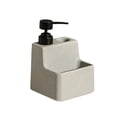 thumbnail image 2 of Dispensador de jabón con soporte para esponja, dispensador de jabón para platos recargable, cocina moderna Gris, 2 of 8