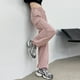 thumbnail image 3 of WILLBEST Pantalones Casuales para Mujer, Cintura Alta, Pierna Ancha, Holgados, para Uso Diario, Cómodos y con Estilo. Mediana, 3 of 7