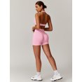 thumbnail image 6 of IDOPIP Workout Sets for Women 2 Piece Seamless Halter Sports Bra Top High Waisted Scrunch Butt Impact Shorts Gym Yoga Activewear Outfits, 6 of 6