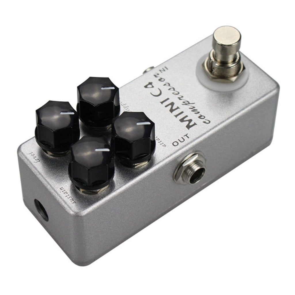 BQBQERT Overdrive 4 Modes Effector C4 Compressor Guitar Effect Pedal Replacement Bass Guitar Compressor Pedal Easy to Use