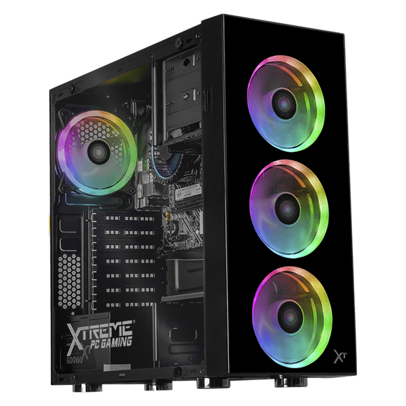 Computadora Escritorio Xtreme PC Gaming Intel Core i5 12400 32GB SSD 1TB WIFI Black juegos casuales, trabajo y estudio