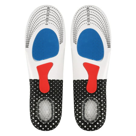 EEEkit Arch Support Insole Insert Shock-absorptation Breathable Orthotics Sport Shoes Pad Men Women Full Length Adjustable for Plantar Fasciitis, Running,Heel Spurs & Foot