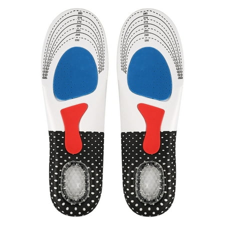 Ladies Tom Thumb Spur EEEkit Arch Support Insole Insert Shock-absorptation Breathable Orthotics Sport Shoes Pad Men Women Full Length Adjustable for Plantar Fasciitis, Running,Heel Spurs & Foot Pain(225-250mm(35-40)) ()