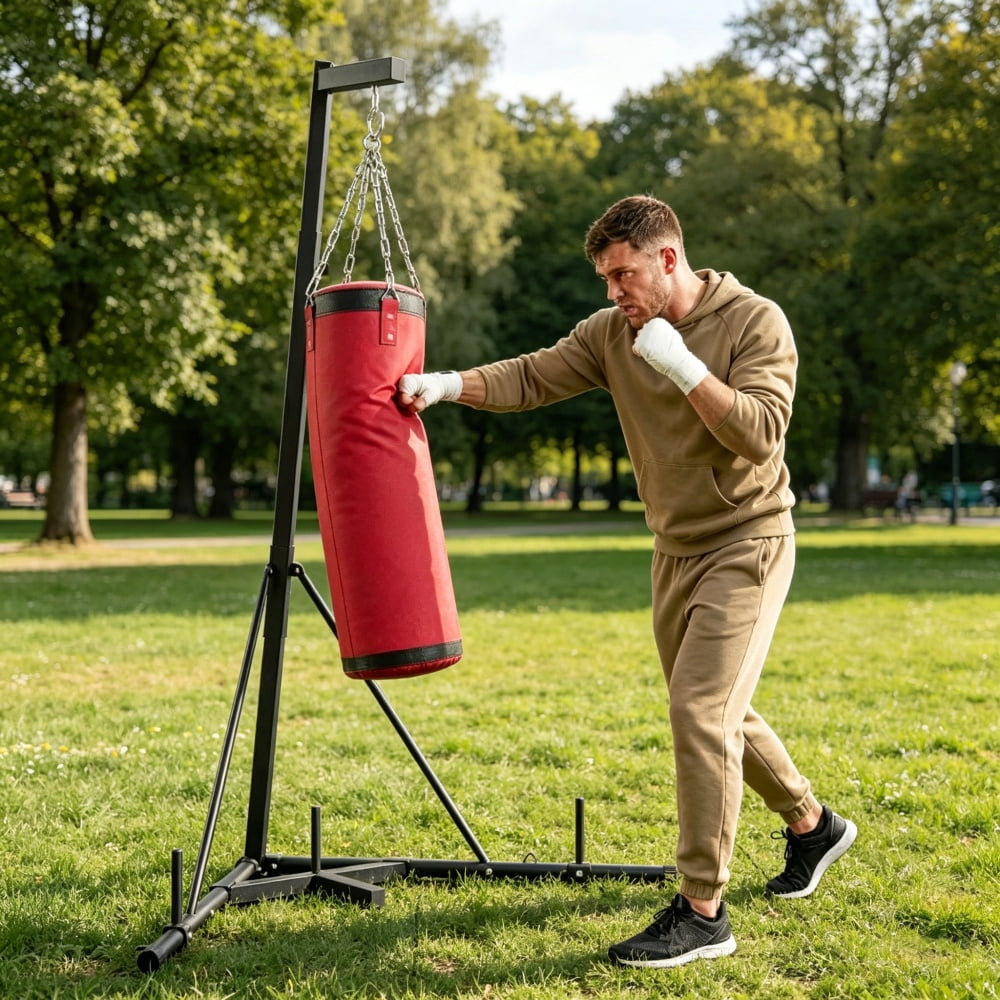Punching Bag Stand with Sandbag