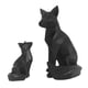 thumbnail image 4 of 2x figuritas de decoración del hogar decoraciones de mesa estatuas de animales coleccionables esculturas para sala de estar dormitorio gabinete, 4 of 8
